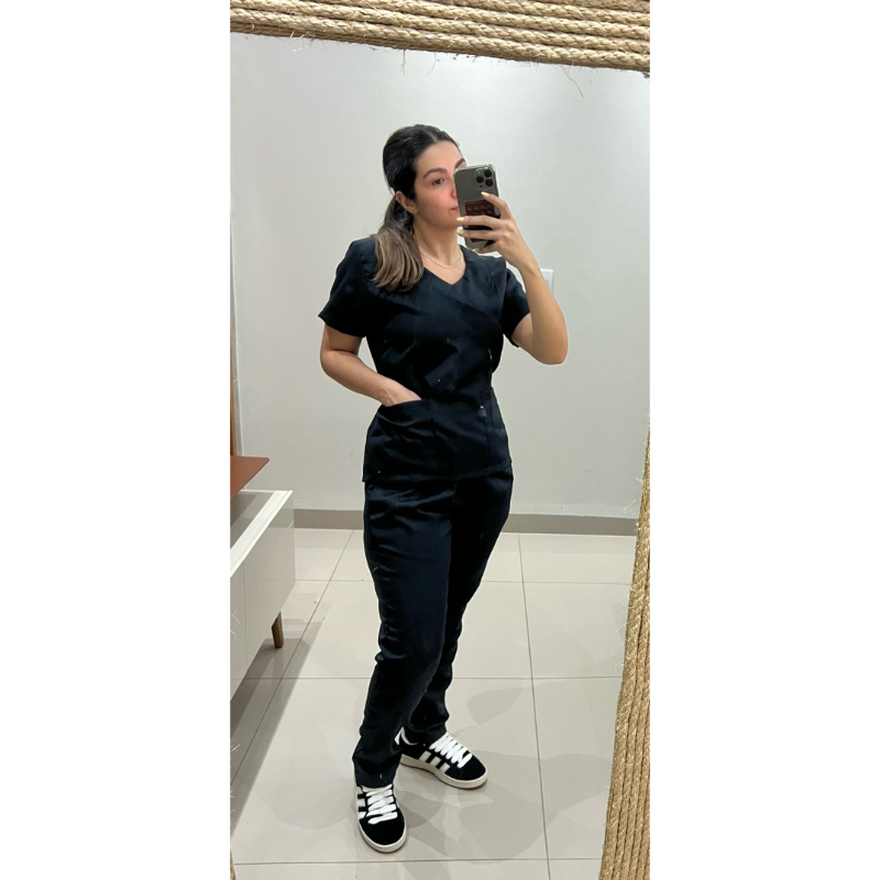 Scrub Pijama Hospitalar FEMININO gabardine — imagem 2 de 2