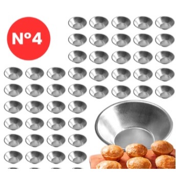 120 Formas de Empada em Aço Frandles