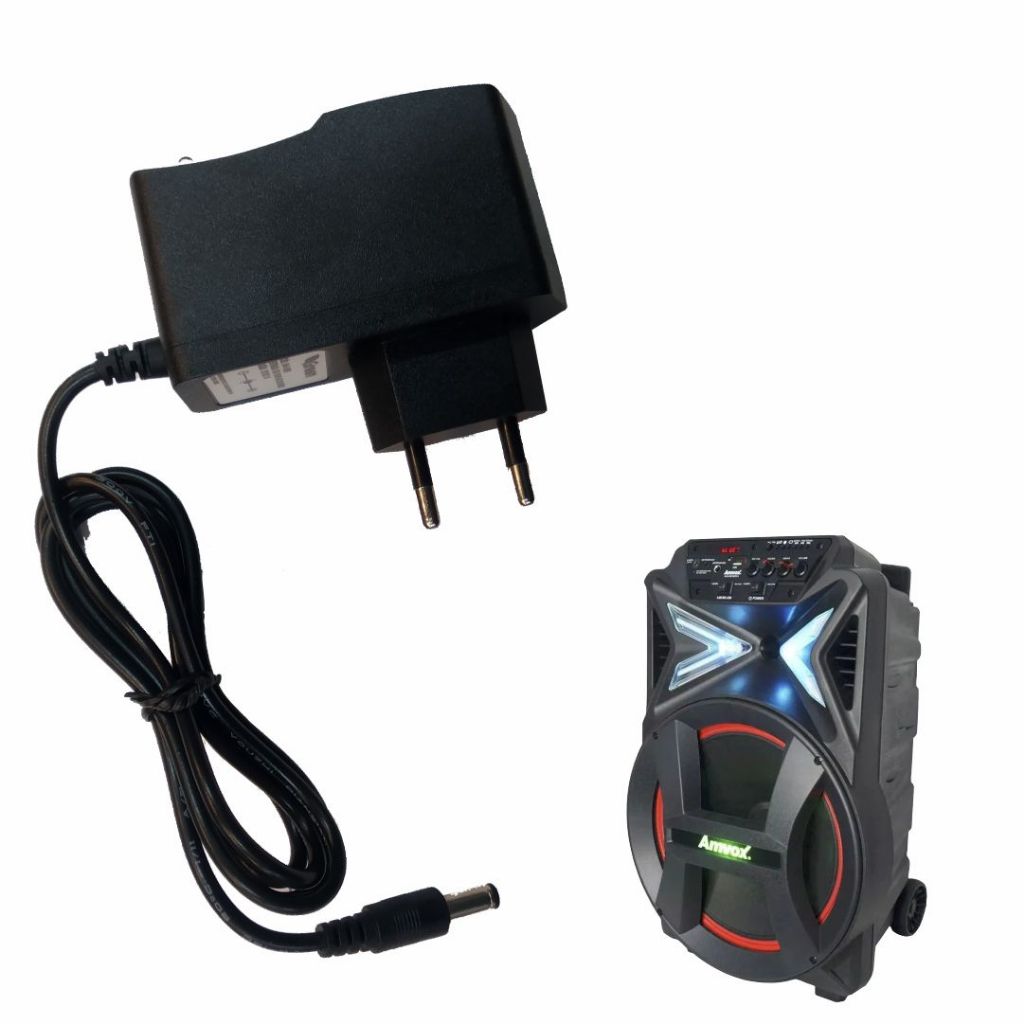 Carregador Específico Para Caixa Amvox ACA 292 New X  ( Fonte / Cabo de Força / Cabo de Energia ) - R2923 em Oferta na Shopee