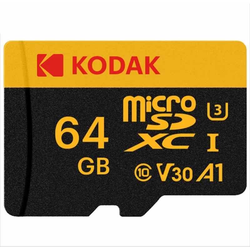 Micro Sd Cartão de Memória Kodak 64Gb 32Gb Original Com Adaptador Para Câmera de Segurança