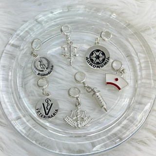 Berloques de profissões 40opções - Advogada,Veterinária,Fisioterapeuta, Dentista, Nutricionista, Enfermeira, Biomedica em Oferta na Shopee