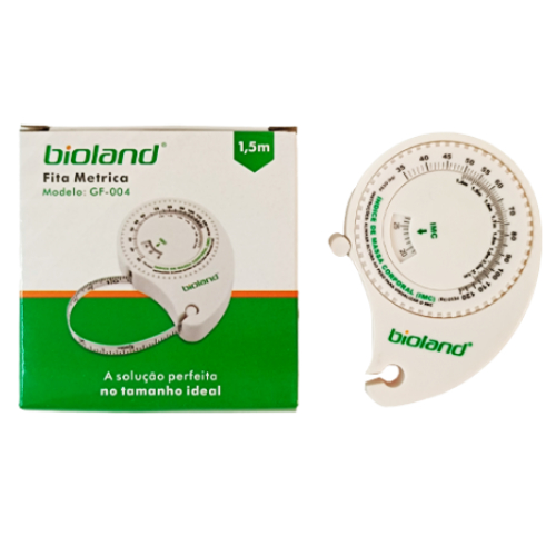 Fita Antropométrica Corporal Bioland 150cm com marcador de  IMC
