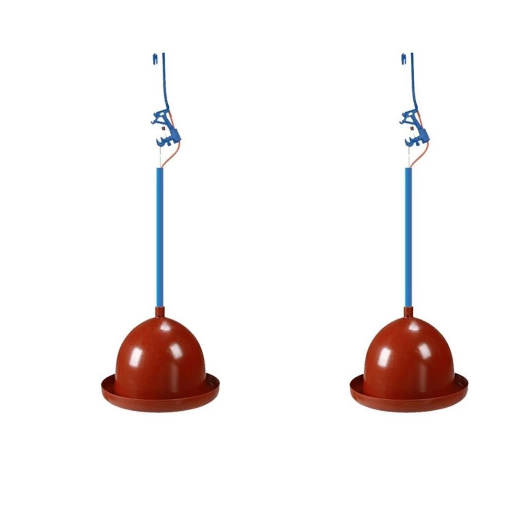 Kit 2 unidades Bebedouro Frango Aves Galinha  Pendular Automatico