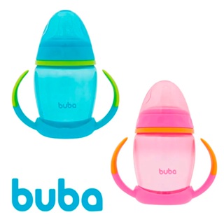 Copo Transição e Treinamento Bebê Com Bico De Silicone e Alça Removível 250ml - Buba em Oferta na Shopee