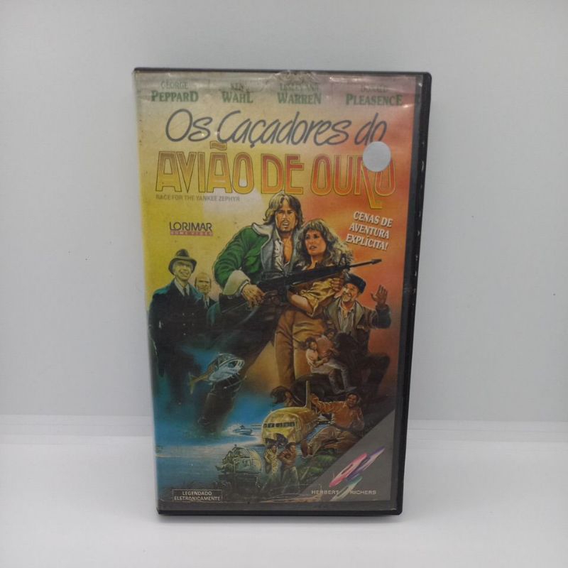 Fita Vhs Os Caçadores do Avião de Ouro Legendado