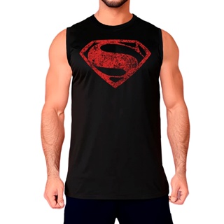 Regata Machão Masculina Academia Estampa Super Man Roupa Masculina em Oferta na Shopee