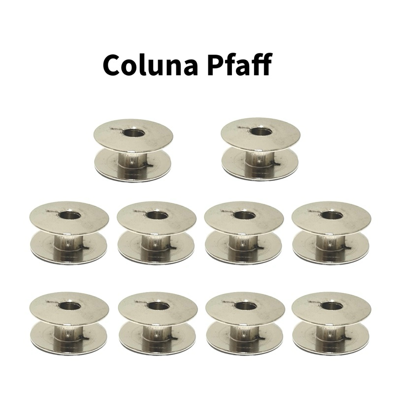 10 Bobinas Metal Maquina Costura Coluna PFAFF 91-010079-05 Máquina Costura Industrial