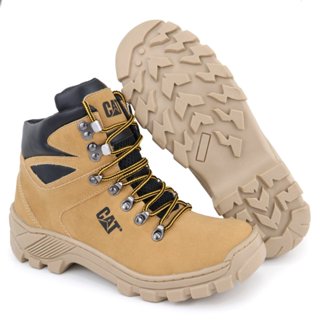 Bota Cotuno Cat Arizona Casual Couro Ecológico 1000 em Oferta na Shopee
