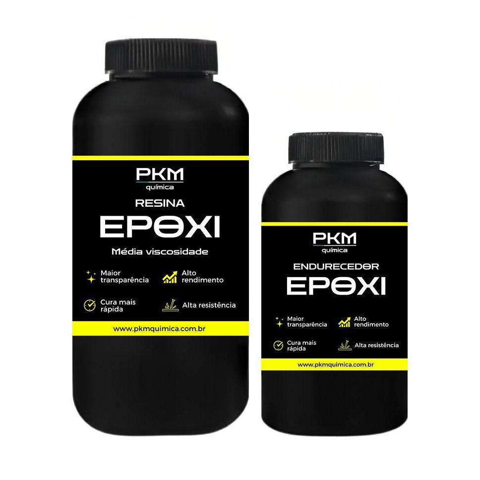 Resina Epóxi Média Viscosidade 1kg Secagem Rápida Transparente Fácil Aplicação em Oferta na Shopee