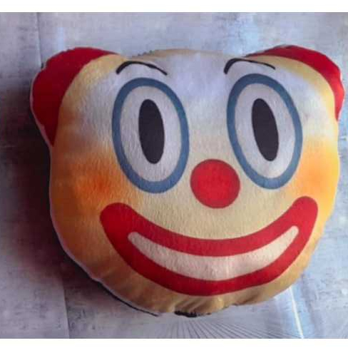 ALMOFADA E EMOJI EMOÇÕES PALHACO PARA PRESENTES