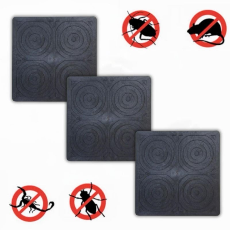Protetor Tampa Ralo Mau Cheiro Barata Inseto Redondo 20 cm Quadrado 15cm Pvc