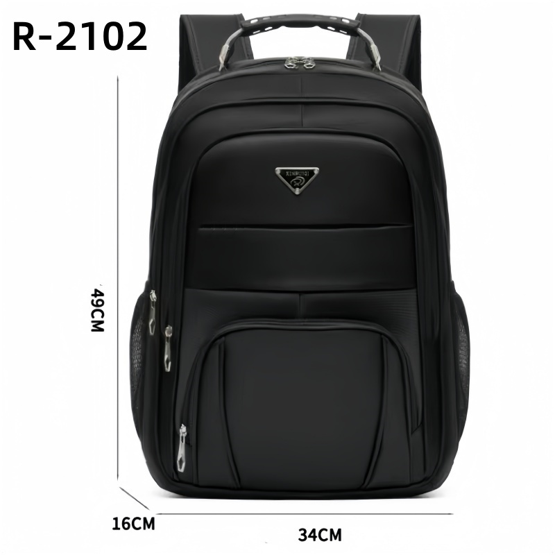 Mochila masculina à prova d'água de grande capacidade para computador Mochila casual para estudantes ZY2037-R-2102 em Oferta na Shopee