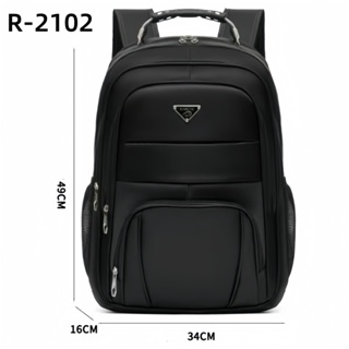 Mochila masculina à prova d'água de grande capacidade para computador Mochila casual para estudantes ZY2037-R-2102 em Oferta na Shopee