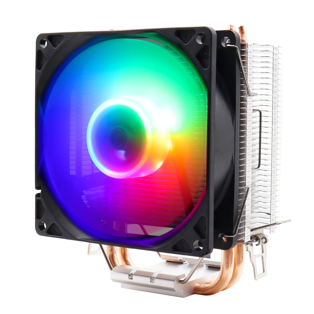CPU Cooler Cooling Fan 90mm Heatsink Radiator for Intel LGA 1150 1155 1156 1200 1700 775 AMD AM4 AM5