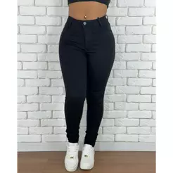 calça jeans feminina preta com Lycra empina bumbum e valoriza o corpo de alta qualidade