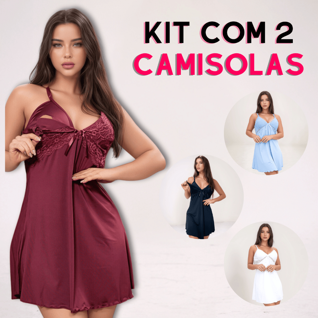 Kit 2 Camisola de Amamentação Abre Fácil Pós-Parto Grávida Gestante Conforto Cuidado Pronta Entrega