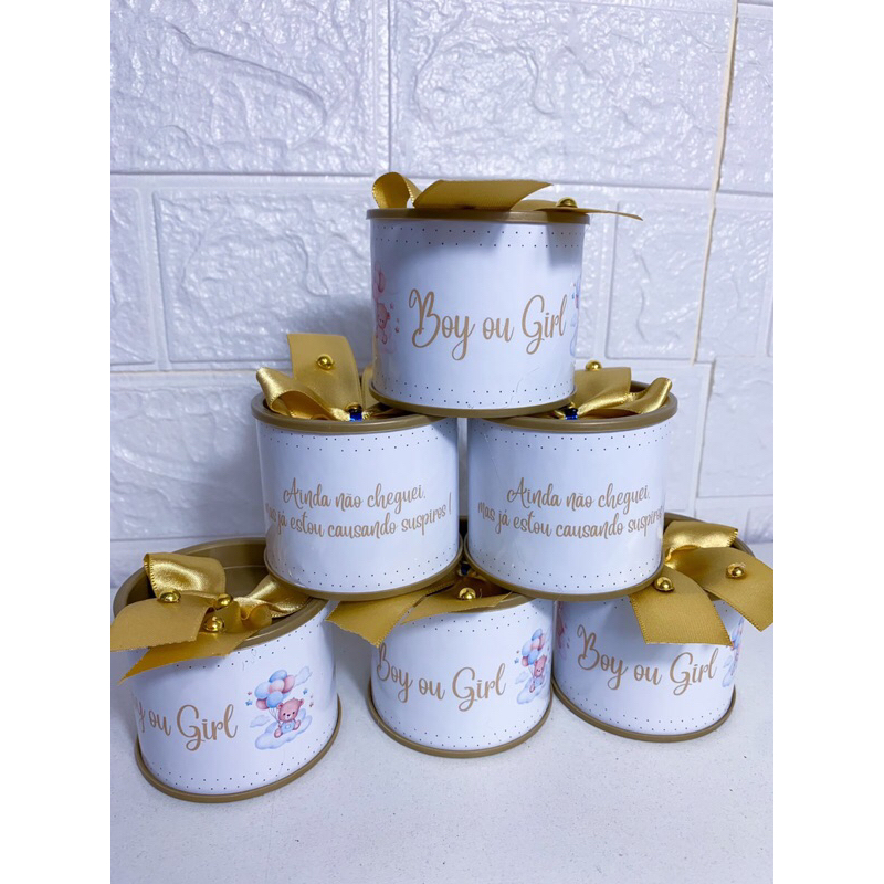 20 Mini Tubolatas Personalizada Realeza, p/ Aniversários de 15 Anos, Lembrancinhas Chá de bb, Maternidade 5x6cm