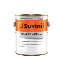 Selador Acrílico para Paredes 3,6l Branco Suvinil