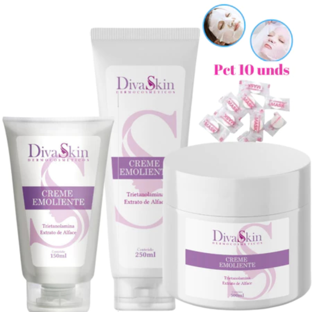 Creme Emoliente Amolecedor Cravos Espinhas - DivaSkin