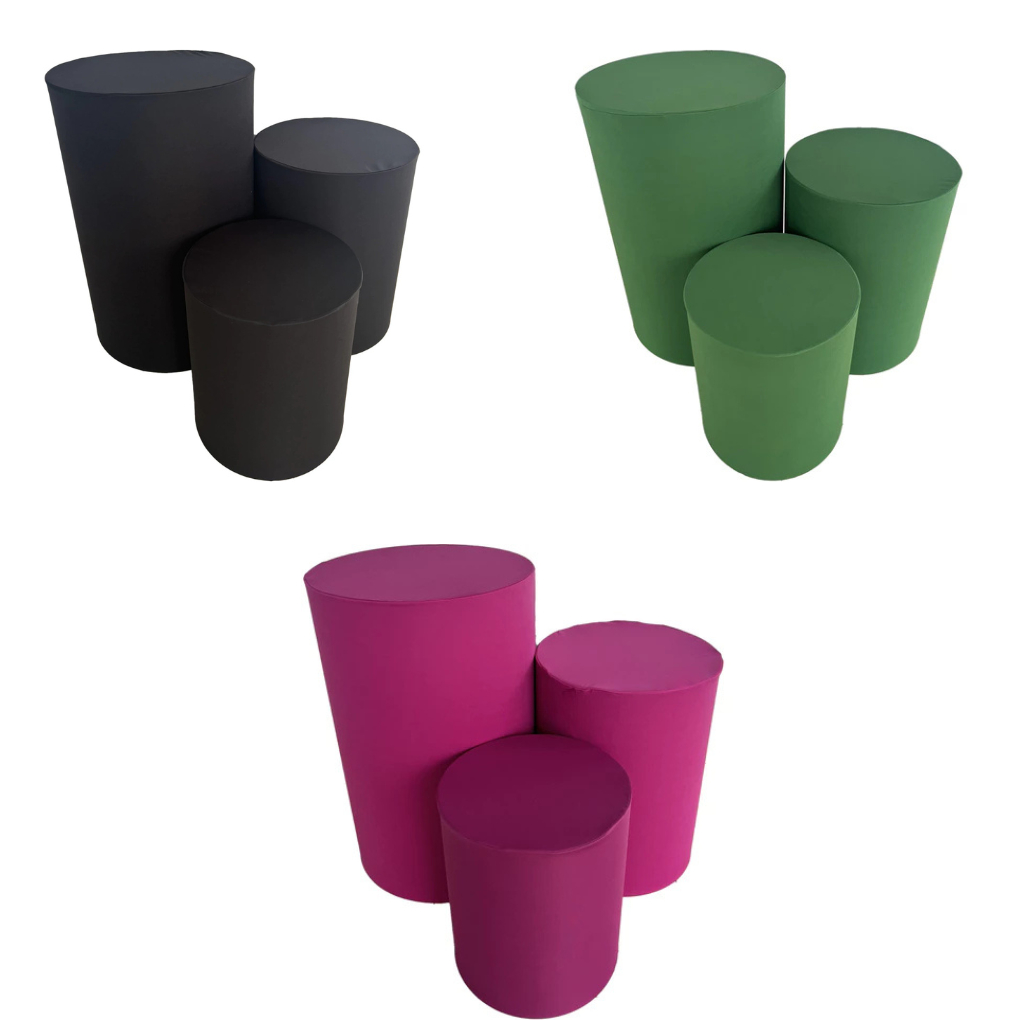 Capa de Cilindro Decoração  Trio Festa Veste Fácil - Várias Cores - Faça Sua Escolha em Oferta na Shopee