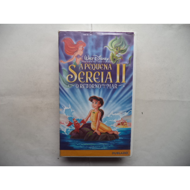 Fita Vhs Disney A Pequena Sereia 2 Original Dublado