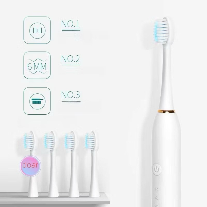 Escova De Dentes Elétrica Recarregável Ideal Para Adultos Crianças -envio imediato