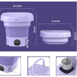 Mini máquina de lavar roupa 11L dobrável portátil moderna máquina de lavar automática 110v/220v
