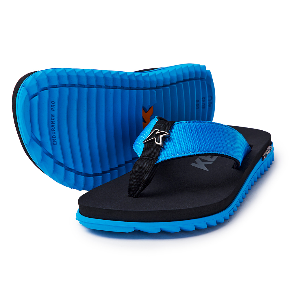 Sandália Chinelo Kenner Kivah DLK Preto Com Azul Original - Men Shoes