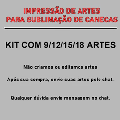 Artes para Sublimação | Impressão | Estampe suas Canecas | Envie Sua Arte