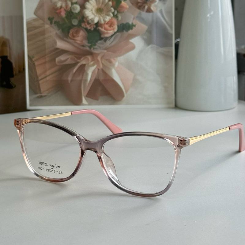 Armação de óculos Infantil Menina (Adulto rosto fino ) serve 5-12 Anos TOP 1823 em Oferta na Shopee