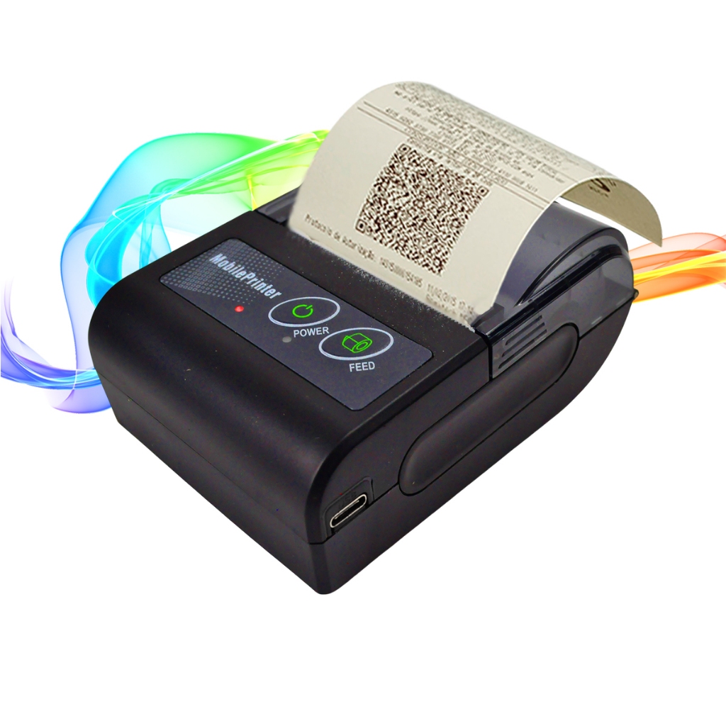 Mini Impressora 58mm Portátil Bluetooth Térmica Android Ios Sem Fio Celular Sem Tinta em Oferta na Shopee