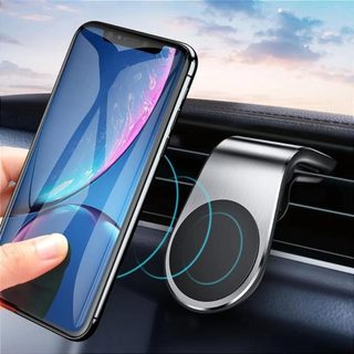 Suporte Veicular Clipe Celular Para Entrada Ar Condicionado Universal Portátil em Oferta na Shopee