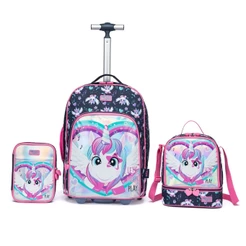 Mochila Infantil Bolsa Estojo Reforçado Lancheira Termica Grande Yupe