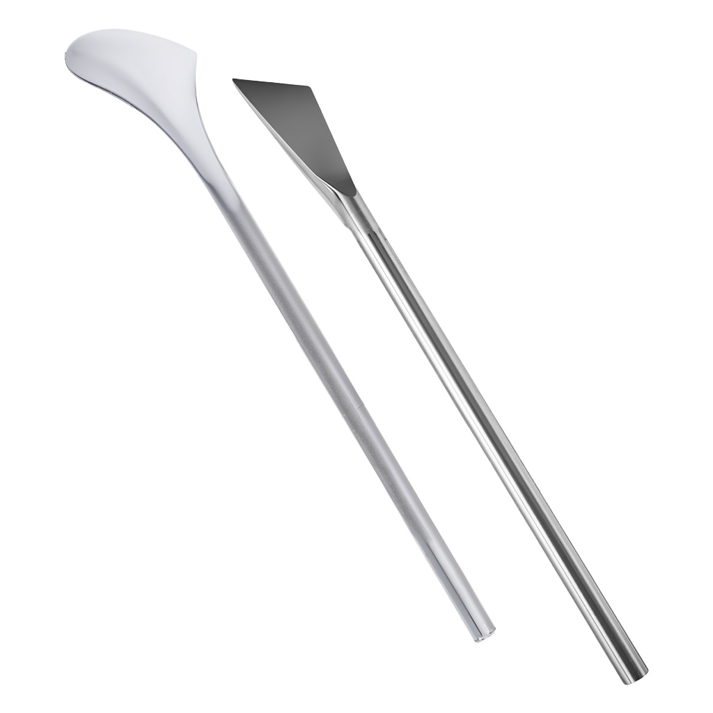 Kit Podologia Completo Espátula Raspador Profissional Aço Inox 222 Calosidade + 484 Plantar