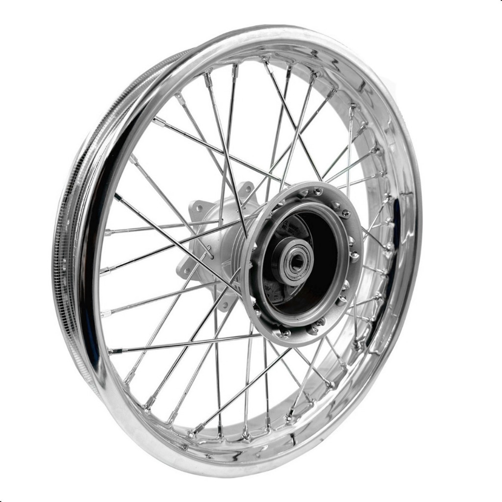 Roda Traseira Aro Traseiro Nxr Bros Inox 125 150 Alinhado Desempenado Freio Á Tambor Lona Patim