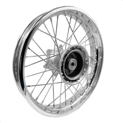 Roda Traseira Aro Traseiro Nxr Bros Inox 125 150 Alinhado Desempenado Freio Á Tambor Lona Patim
