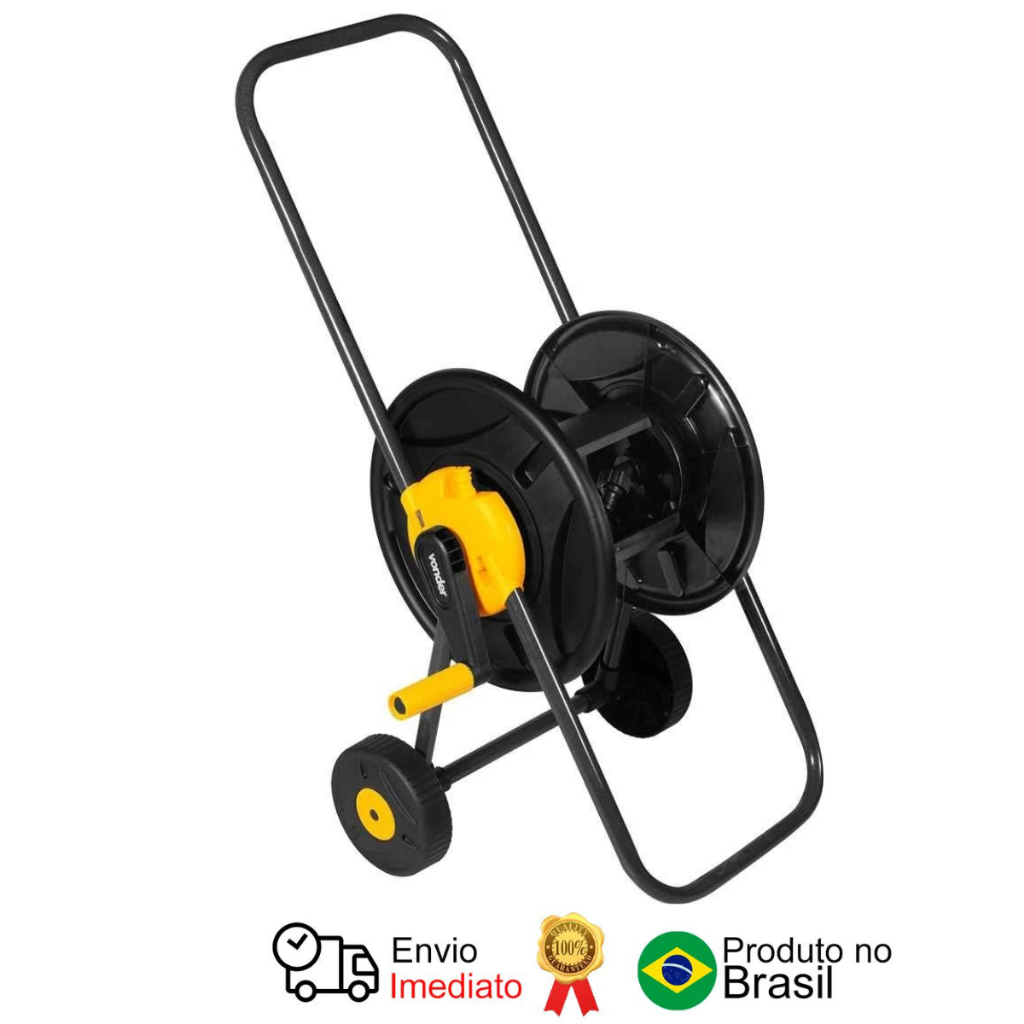 Suporte Para Mangueira Com Rodas Sem Mangueira Vonder