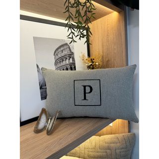 Almofada Personalizada 50x30 Xadrez Luxo Pied Poule em Oferta na Shopee