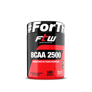 BCAA 2.500 500mg em Cápsulas- FTW em Oferta na Shopee