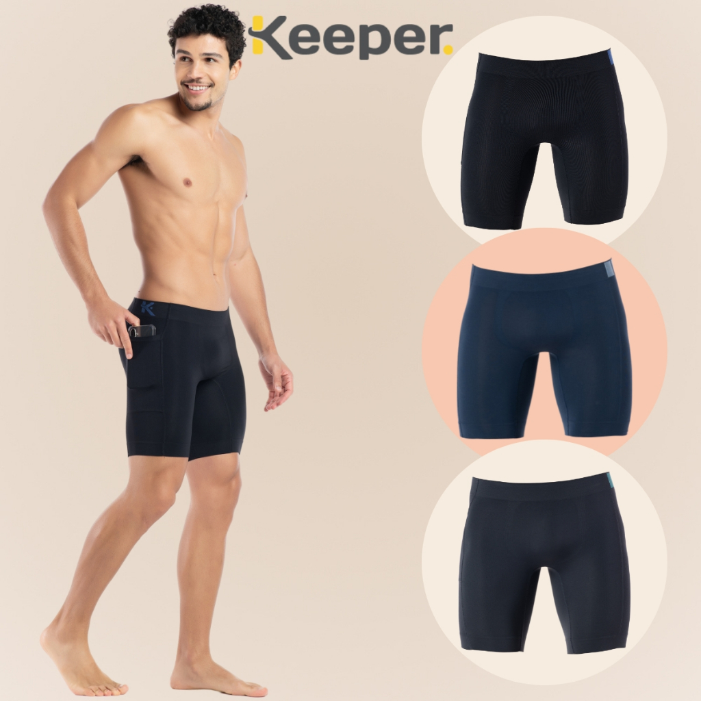 Bermuda Térmica Keeper Anti Assaduras Resistente Masculina com Bolso Lateral Sport Alta Performance