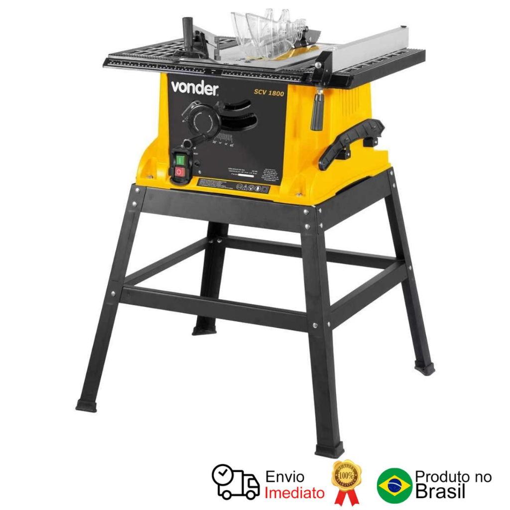 Serra Circular Mesa 10' Scv 1800 1.800 W 220 V Vonder