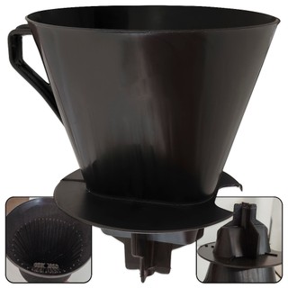 Porta Filtro/Coador Para Café Suporte Funil de Plástico Adaptador para Garrafa