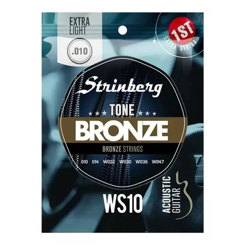 Encordoamento Violão Aço Strinberg WS10 Bronze 010-047