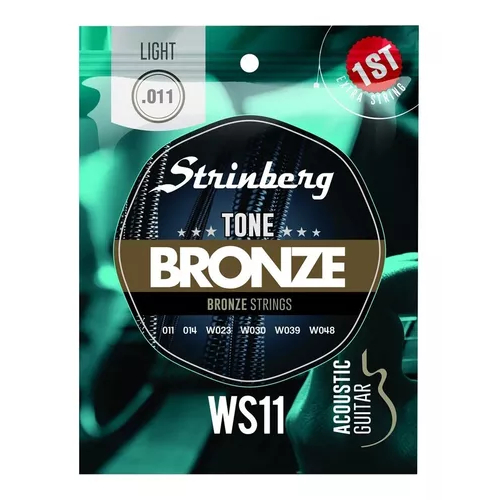 Encordoamento Violão Aço Strinberg WS11 Bronze 011-048
