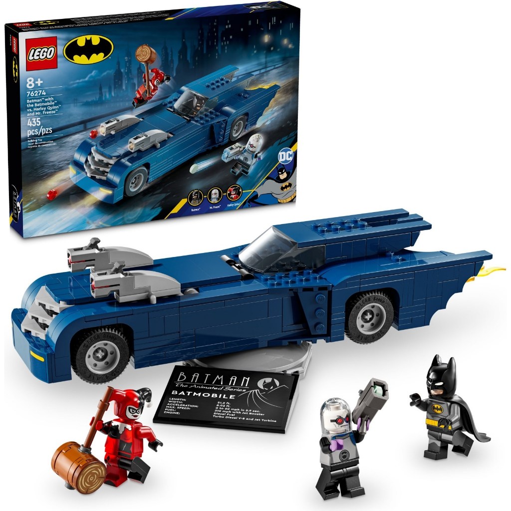 Lego 76274 - Batman com o Batmovel Vs. Harley Quinn e Mr. Freeze - Lego DC