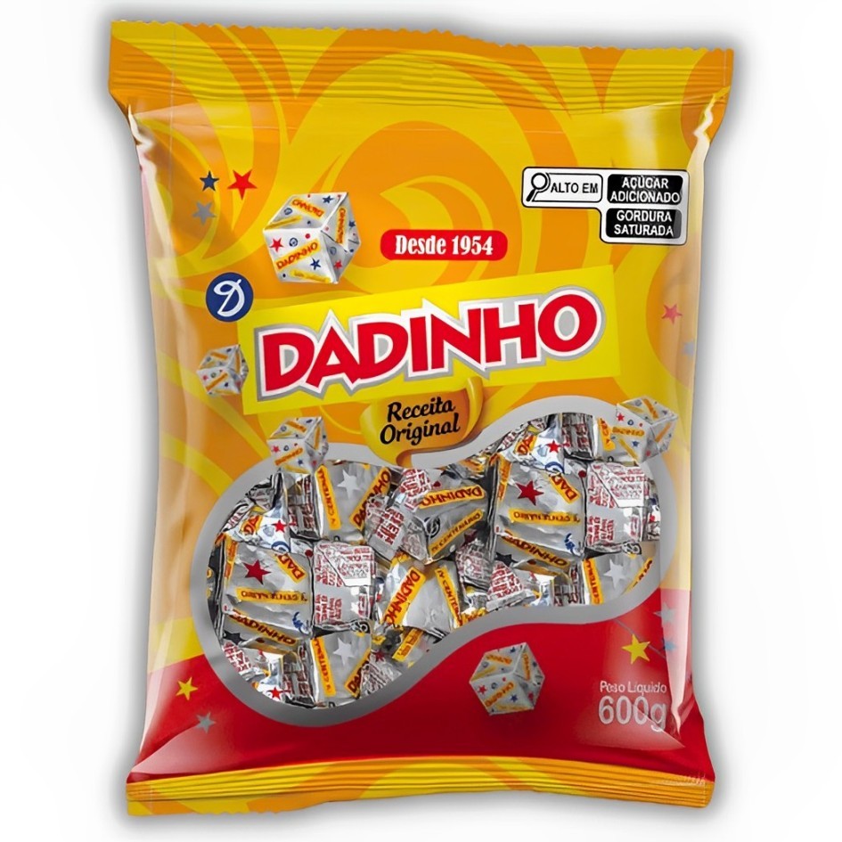 Balas Dadinho de Amendoim 600g Dizioli