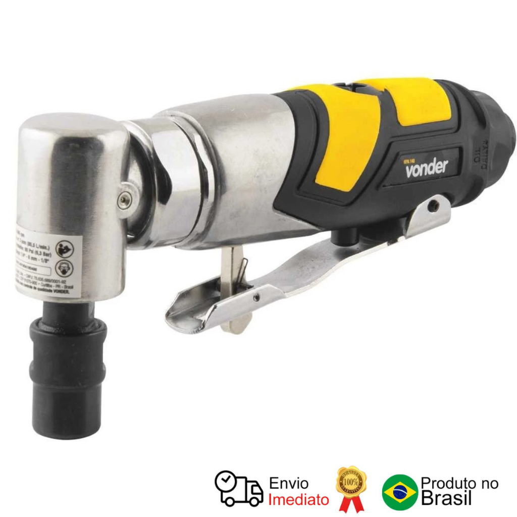 Retificadeira Pneumática Angular Rpa 140 Vonder em Oferta na Shopee