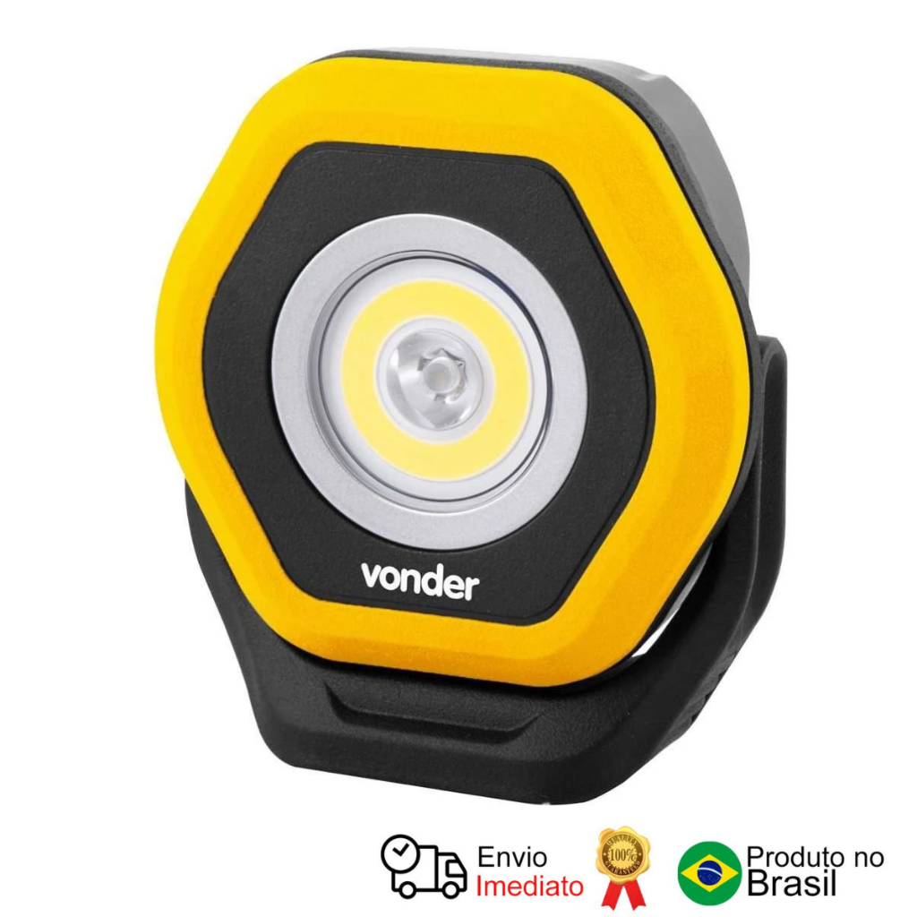 Refletor Recarregável Led Cob 1.400 Lm Rrv 1400 Vonder