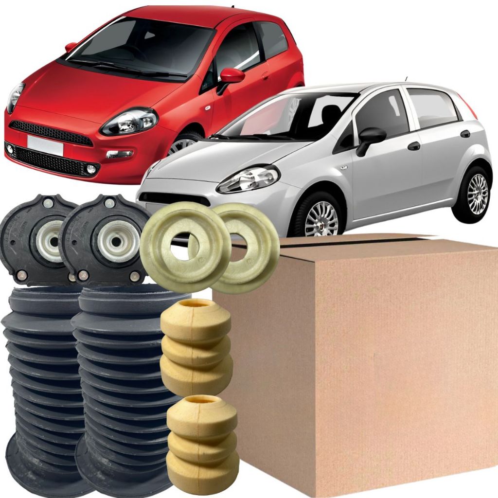 Kit Coxim Batente Coifa Rolamento Sampel Punto 2008 2017 em Oferta na Shopee