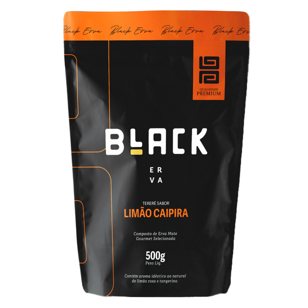 Erva Mate Black Erva - Limao Capira em Oferta na Shopee
